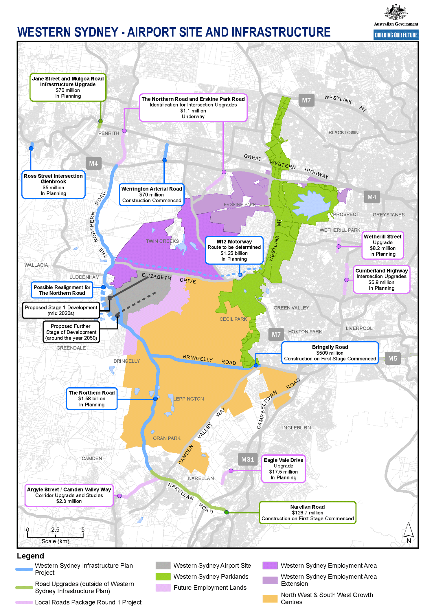 Western Sydney Airport Site and Infrastrucutre